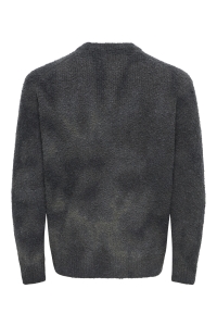Only and Sons ONSDALE RLX LS TIE DYE KNIT beluga