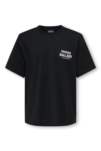 Only and Sons OSJPARKS GALLERY SS RLX TEE black/central park studio