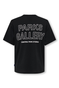 Only and Sons OSJPARKS GALLERY SS RLX TEE black/central park studio