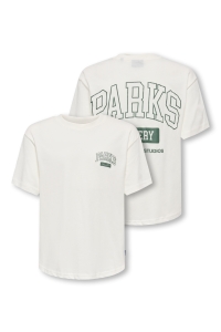Only and Sons OSJPARKS GALLERY SS RLX TEE cloud dancer/parks