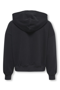 Only and Sons OSJTURNER BOXY APPLEQUE ZIP HOODIE black/r