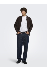 Only and Sons ONSJAMES RLX CARDIGN KNIT demitasse