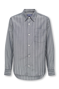 Only and Sons OSJBURY STRIPE POPLIN SHIRT RLX JR jet black/bright white