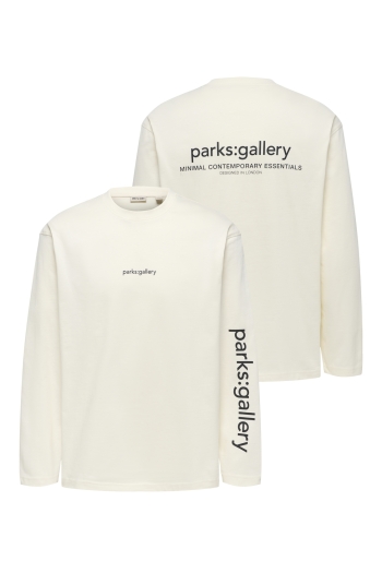 Only and Sons ONSFRED TEXT LIFE RLX LS TEE