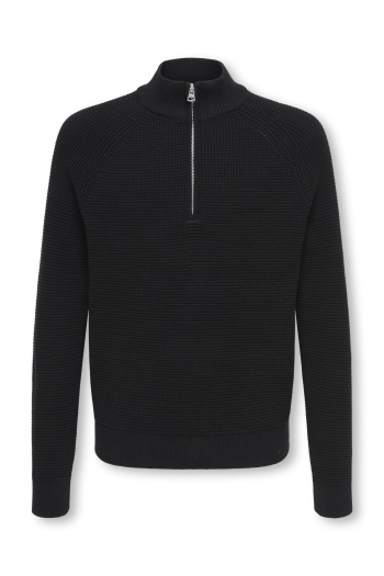 Only and Sons OSJFISCHER LS HALF ZIP HIGH REG KNI: Jongens