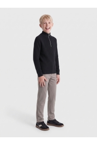 Only and Sons OSJFISCHER LS HALF ZIP HIGH REG KNI: black