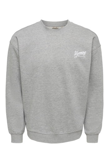 Only and Sons ONSBEJMO MORITS RLX LS CREW NECK