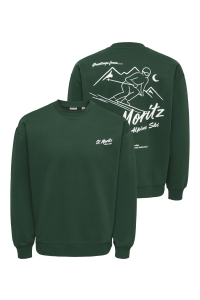 Only and Sons ONSBEJMO MORITS RLX LS CREW NECK pine grove/st.moritz
