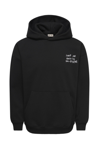 Only and Sons ONSHENRY SCRIBBLE OVZ LS HOODIE Heren