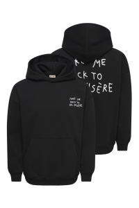 Only and Sons ONSHENRY SCRIBBLE OVZ LS HOODIE black/take me back