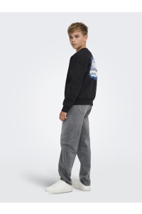 Only and Sons OSJCERES RLX UNION LS CREW black/custom worker