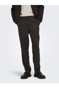 Only and Sons ONSHANSI EDGE STRAIGHT PANT coffee bean