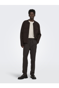 Only and Sons ONSHANSI EDGE STRAIGHT PANT coffee bean