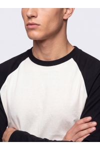 Only and Sons ONSHEATON RAGLAN LS TEE NOOS cloud dancer/black