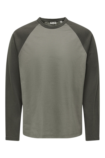 Only and Sons ONSHEATON RAGLAN LS TEE NOOS