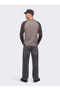 Only and Sons ONSHEATON RAGLAN LS TEE NOOS falcon/black olive