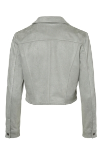 Noisy May NMRUBYS L/S JACKET slate gray/black zippertape