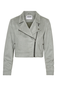 Noisy May NMRUBYS L/S JACKET slate gray/black zippertape