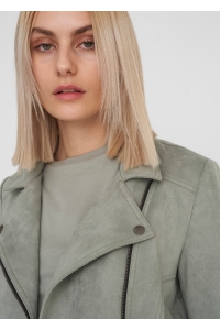 Noisy May NMRUBYS L/S JACKET slate gray/black zippertape