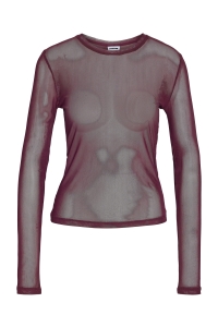 Noisy May NMJUDITH L/S MESH TOP BG NOOS fig