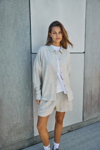 Noisy May NMLEILANI L/S LOOSE SHIRT WVN NOOS