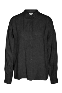 Noisy May NMLEILANI L/S LOOSE SHIRT WVN NOOS black