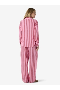 Noisy May NMLEILANI L/S LOOSE SHIRT WVN NOOS begonia pink/tomato