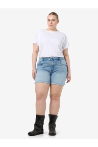 Noisy May NMMONI HW DNM SHORTS AZ359LB CURVE : light blue denim