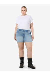 Noisy May NMMONI HW DNM SHORTS AZ359LB CURVE : light blue denim