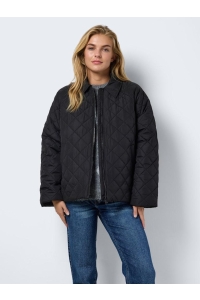 Noisy May NMGILLY QUILTED JACKET FWD DD black/w/o nm logo