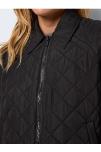 Noisy May NMGILLY QUILTED JACKET FWD DD black/w/o nm logo