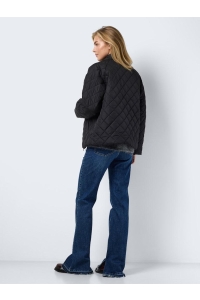 Noisy May NMGILLY QUILTED JACKET FWD DD black/w/o nm logo