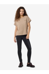 Noisy May NMGABY S/S ROLLINGSTONES LICENSE TE: silver mink/rollingstones morel