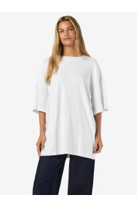 Noisy May NMMOCCA 2/4 BOXY TEE DRESS JRS NOOS bright white