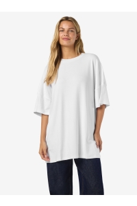 Noisy May NMMOCCA 2/4 BOXY TEE DRESS JRS NOOS bright white