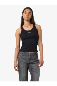 Noisy May -NMJUDY S/L TANK TOP JRS NOOS black/white embr.