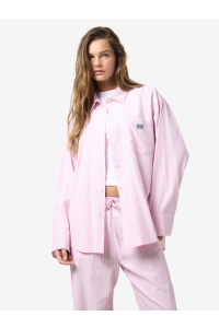 Noisy May NMFRIDA L/S BUTTON SHIRT WVN BOX bonbon/white