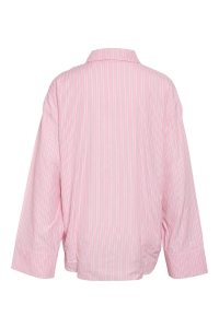 Noisy May NMFRIDA L/S BUTTON SHIRT WVN BOX bonbon/white