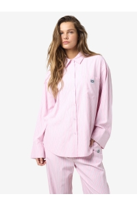 Noisy May NMFRIDA L/S BUTTON SHIRT WVN BOX bonbon/white