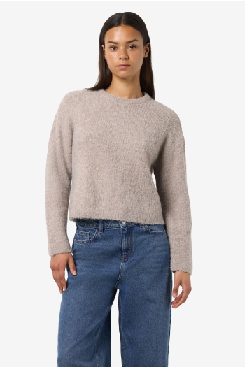 Noisy May NMDOLLY L/S O-NECK KNIT FWD NOOS