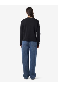 Noisy May NMMOCCA L/S REGULAR FIT TOP JRS NOO: black