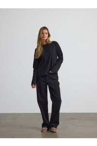 Noisy May NMMOCCA L/S REGULAR FIT TOP JRS NOO: black