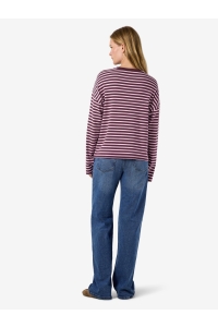 Noisy May NMMOCCA L/S REGULAR FIT TOP JRS NOO: winetasting/pirouette