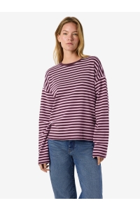 Noisy May NMMOCCA L/S REGULAR FIT TOP JRS NOO: winetasting/pirouette