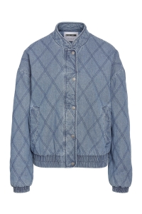 Noisy May NMCLAIRE QUILT DENIM JACKET light blue denim
