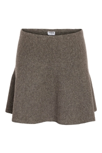 Noisy May NMSLOAN NW SHORT KNIT SKIRT morel/melange