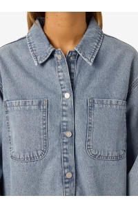 Noisy May NMALVA L/S DENIM SH SHCKET AZ452LB: light blue denim