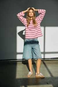 Noisy May NMMINDIE NW BERMUDA SHORTS AZ411LB : light blue denim