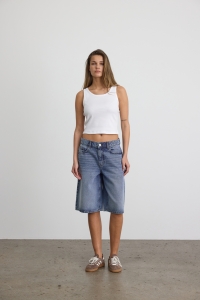 Noisy May NMMINDIE NW BERMUDA SHORTS AZ411LB : light blue denim