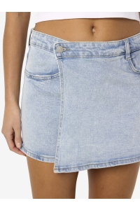 Noisy May NMNOAMI HW SHORT DNM SKORT AZ359LB : light blue denim
